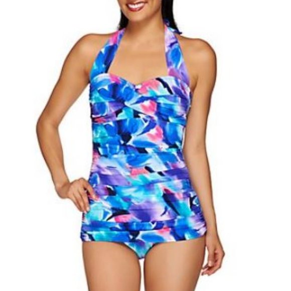 DreamShaper by Miraclesuit Caitlin Halter Swimsuit - Picture 3 of 3